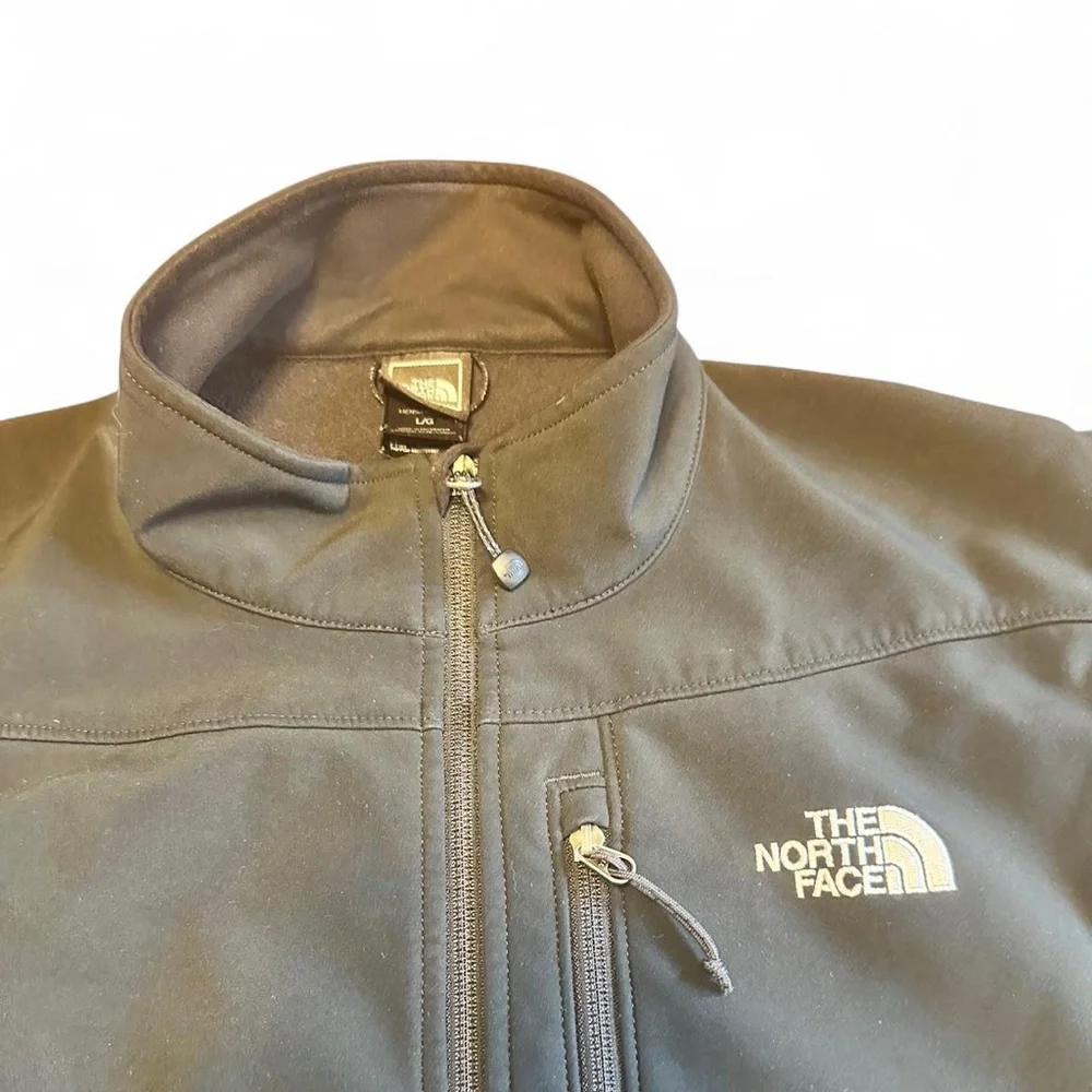 The North Face Mens Size L Apex Bionic‎ Softshell Black Jacket